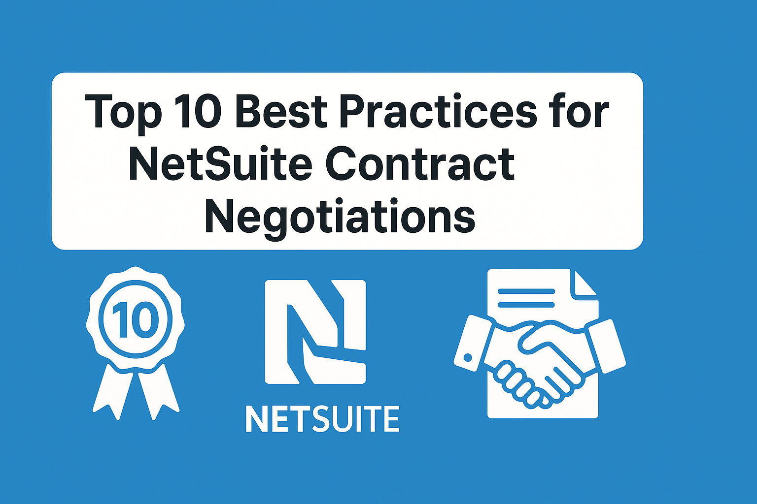 Top 10 Best Practices for NetSuite Contract Negotiations